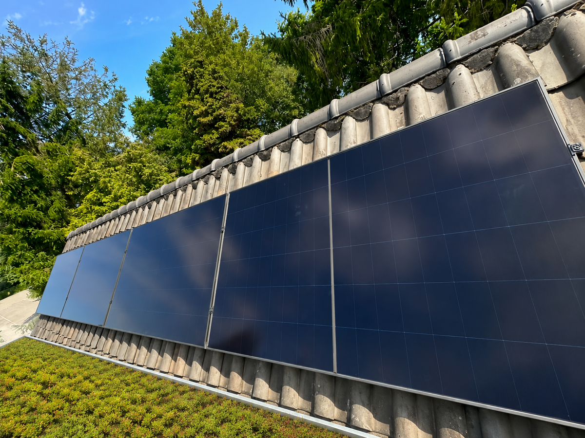 Zonnepanelen op woning